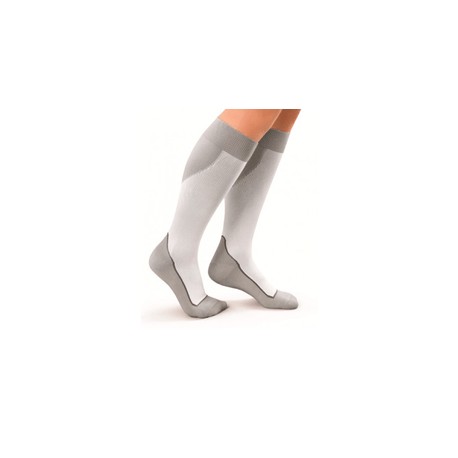 BSN Jobst Sport Calcetines de Compresión M White (color blanco) con Compresión de  20 - 30 mmHg (un par)