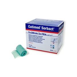 BSN Cutimed Sorbact Mecha Apósito Antimicrobiano de 5 X 200 CM