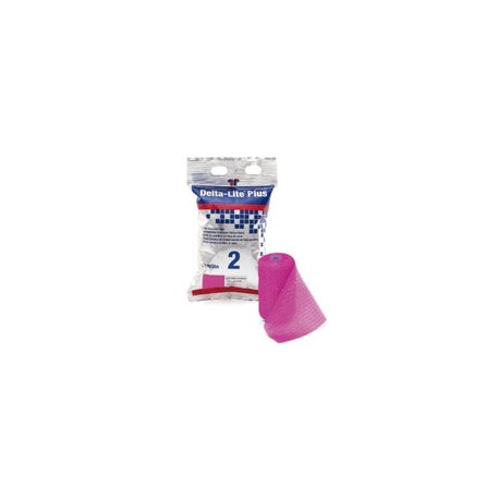 BSN Delta Lite Plus Venda Sintética de Fibra de Vidrio Color Rosa 7.5 CM X 3.65 M